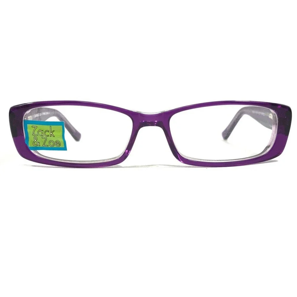 Zack & Zoe LOL-13 PURPLE Eyeglasses Frames Rectangular Full Rim 46-14-125